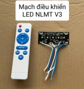  Mạch điều khiển đèn LED năng lượng mặt trời gồm mạch và remote